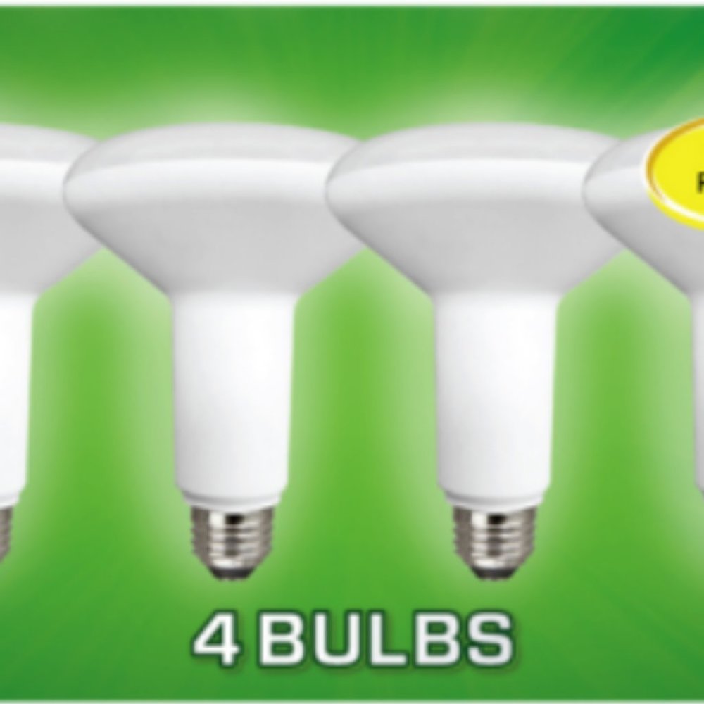 LED Light Bulb 4ct BR30 Reflector Soft White Dimmable LASTS 22 YEARS